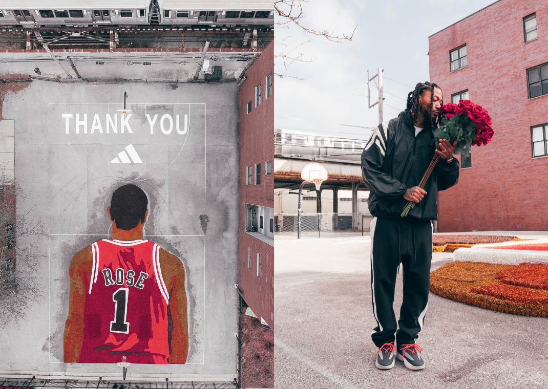 adidas' tribute to Derrick Rose in Chicago