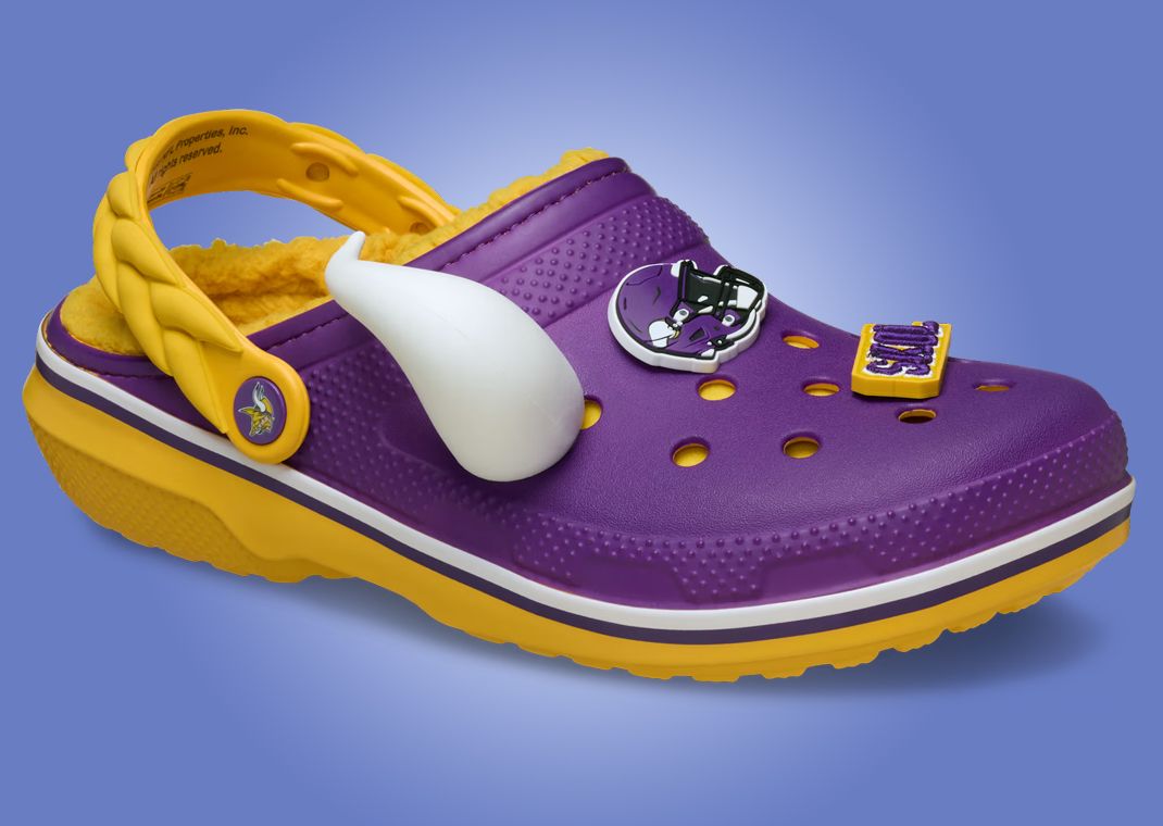 NFL x Crocs Classic Lined Clog Minnesota Vikings