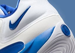 Nike KD 18 TB White Game Royal Heel Detail