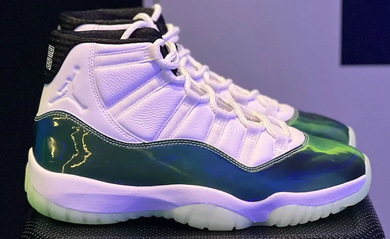 This Air Jordan 11 Retro Space Jam Galaxy Sample is Too Luxurious for Retail