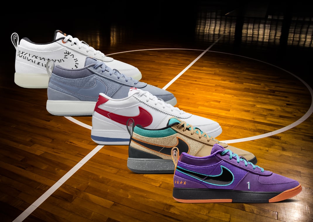 Various Nike Book 1 colorways