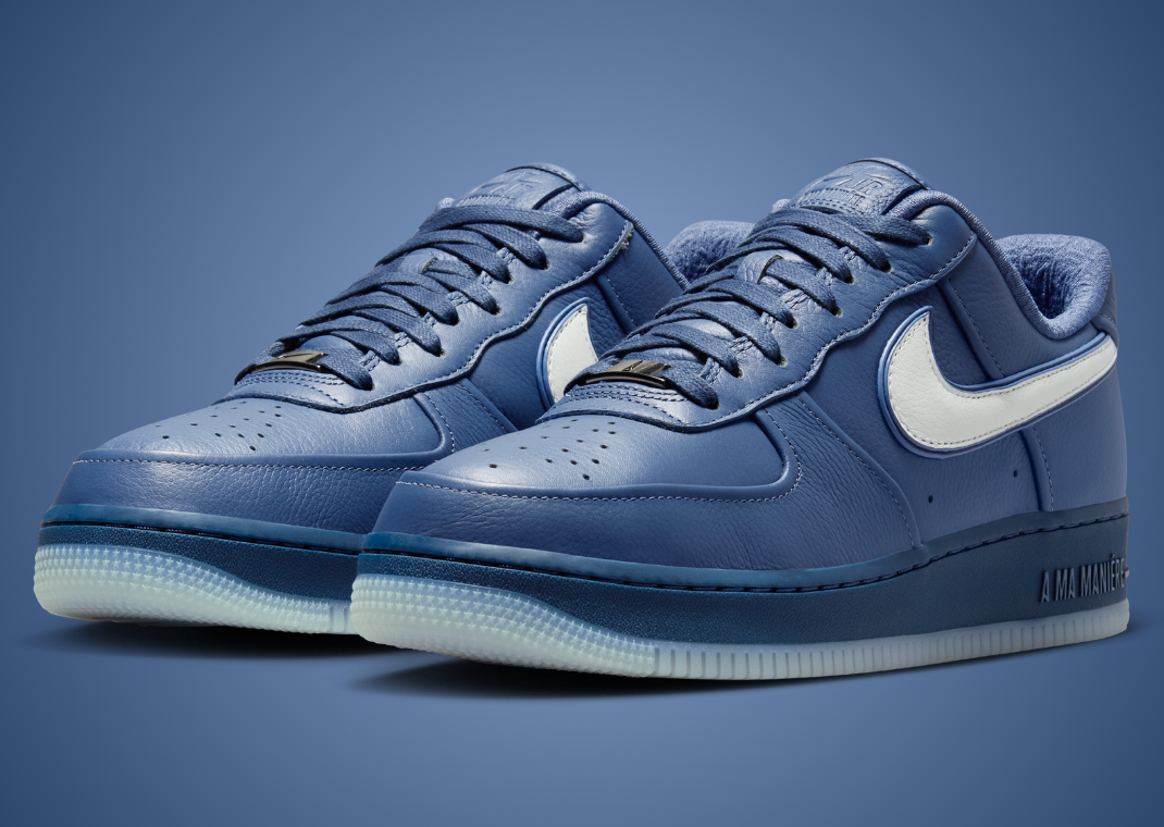 A Ma Maniere x Nike Air Force 1 WYWS Diffused Blue - Angle