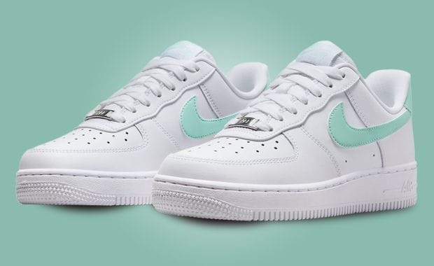 Official Look At The Women's Exclusive Nike Air Force 1 Low White Jade Ice