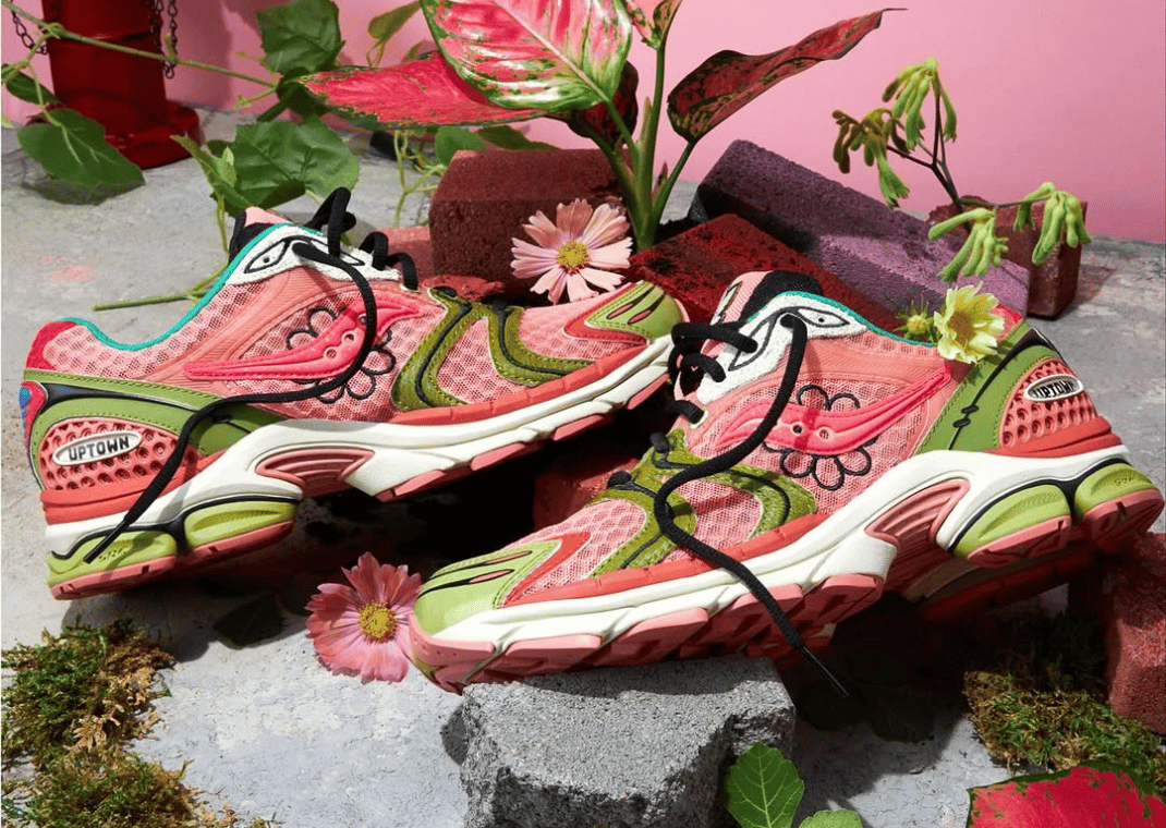 Jae Tips x Saucony ProGrid Triumph 4 Flowers Grow Uptown Virginia Creeper