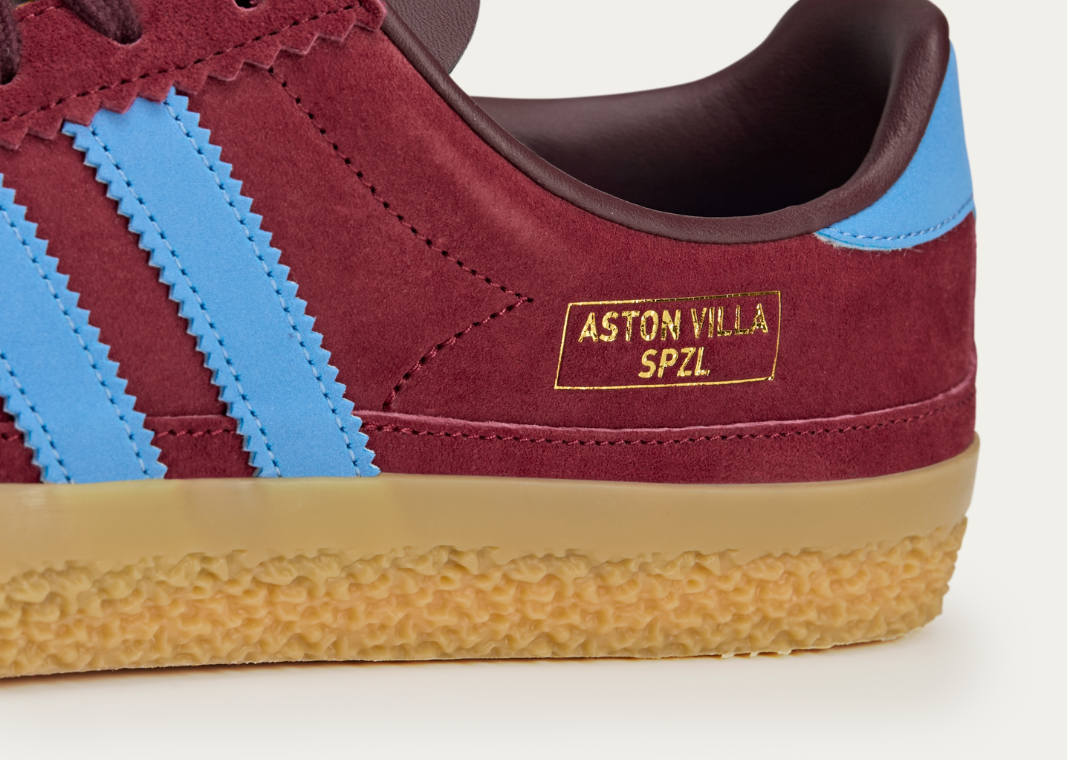 Aston Villa x adidas Roelee SPZL - Heel Detail