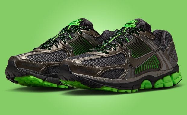 The Nike Zoom Vomero 5 Gets a Metallic Pewter Green Strike Makeover for Fall 2025