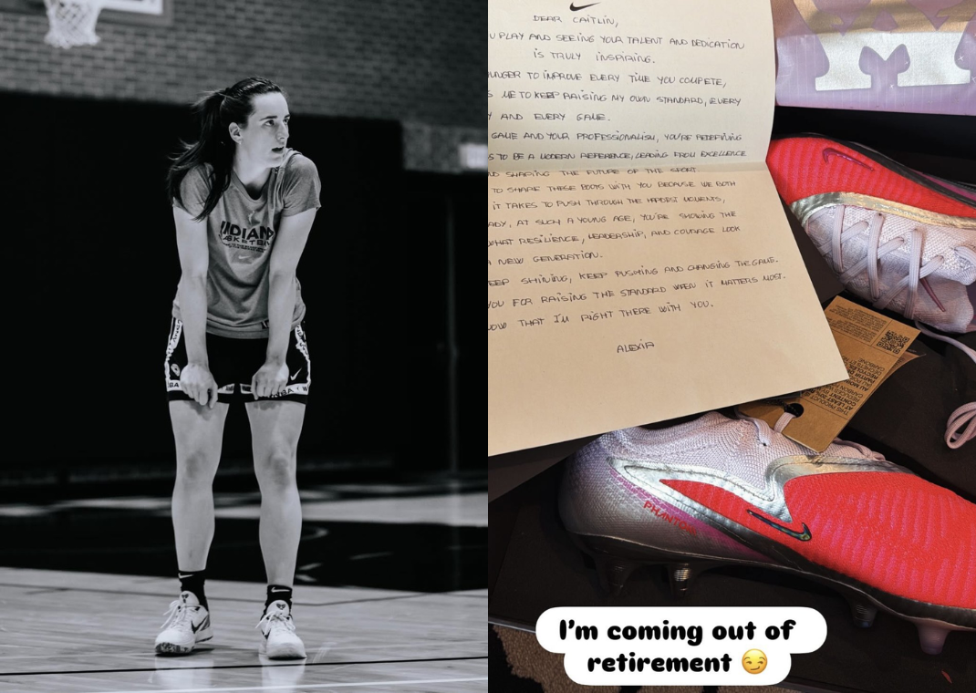 Caitlin Clark Gifted Nike Phantom 6 Low Elite by Alexia Putellas