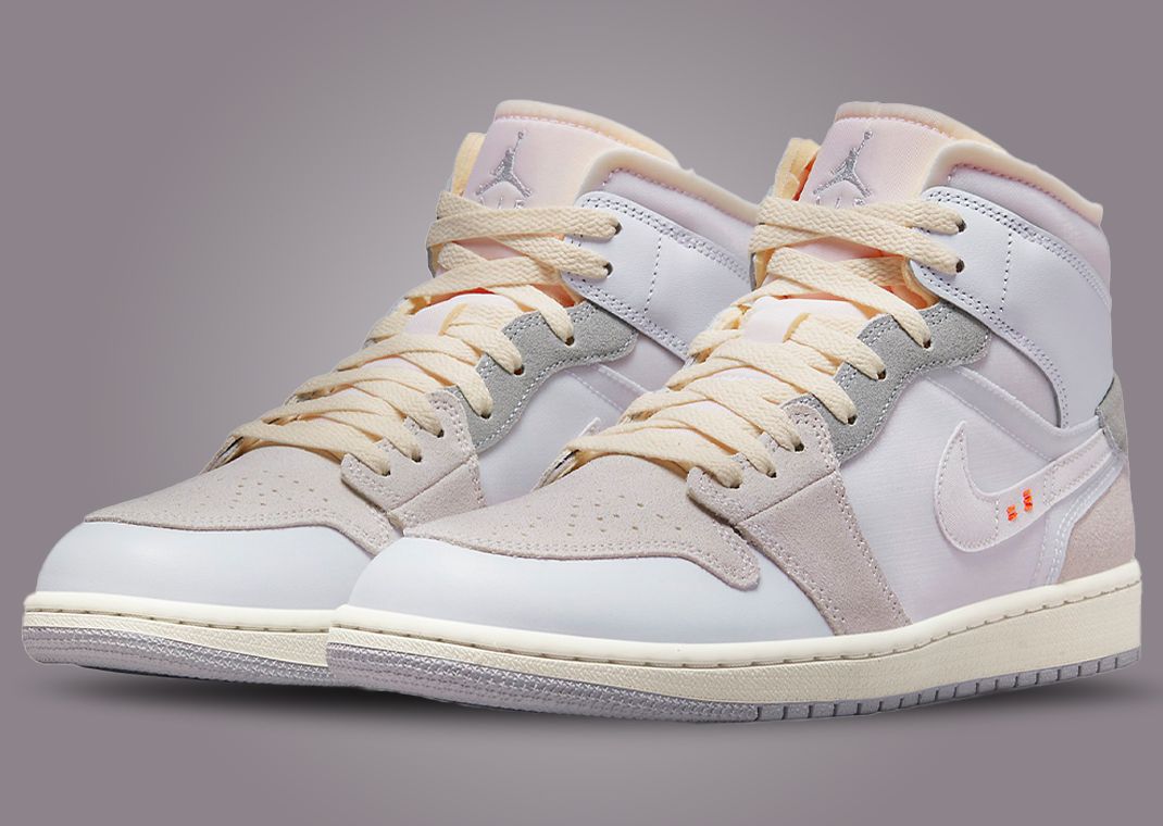 Air Jordan 1 Mid Inside Out White