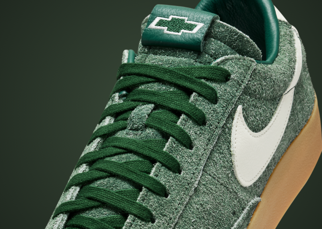 Devin Booker x Chevrolet x Nike Blazer Low Team Dark Green Detail
