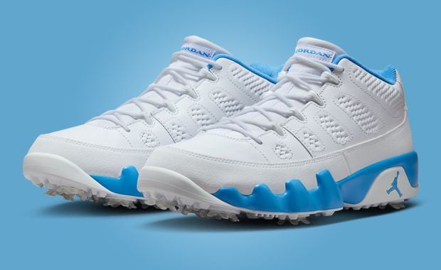 Air Jordan 9 Golf White University Blue