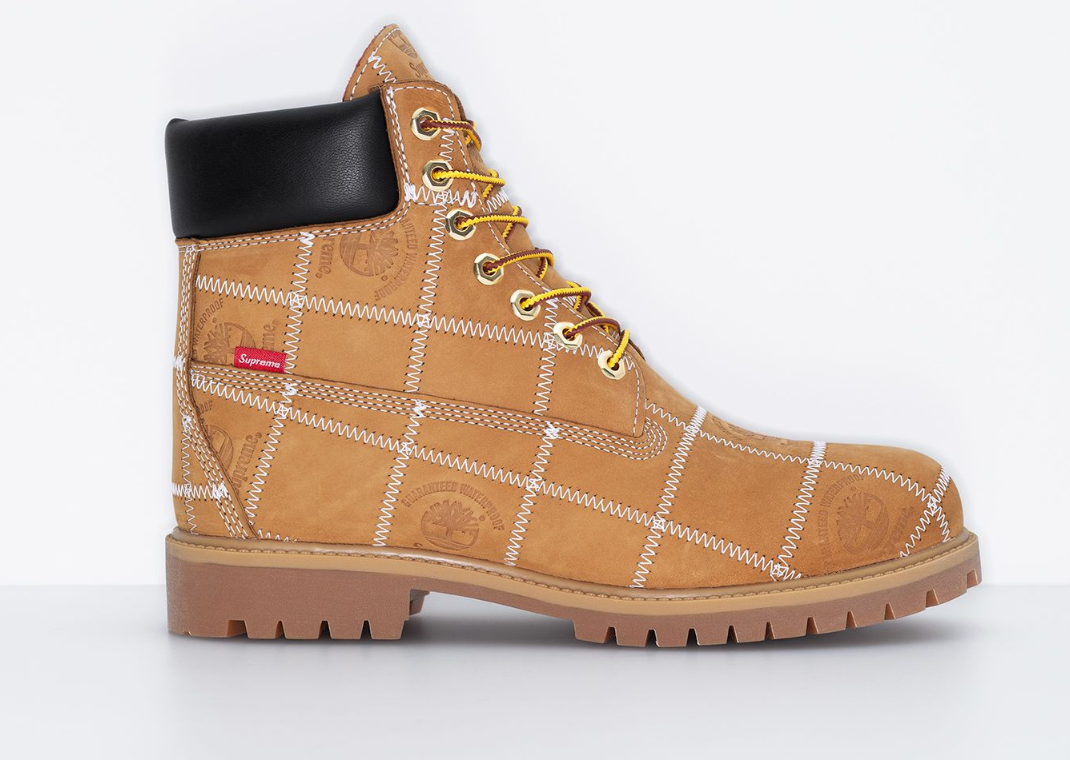 Supreme x Timberland 6-Inch Premium Waterproof Boot Wheat - Lateral