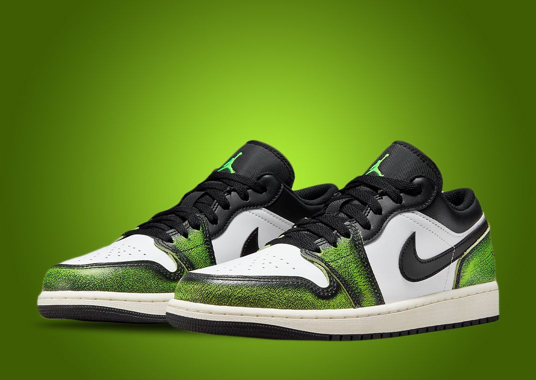 Air Jordan 1 Low Wear Away Green