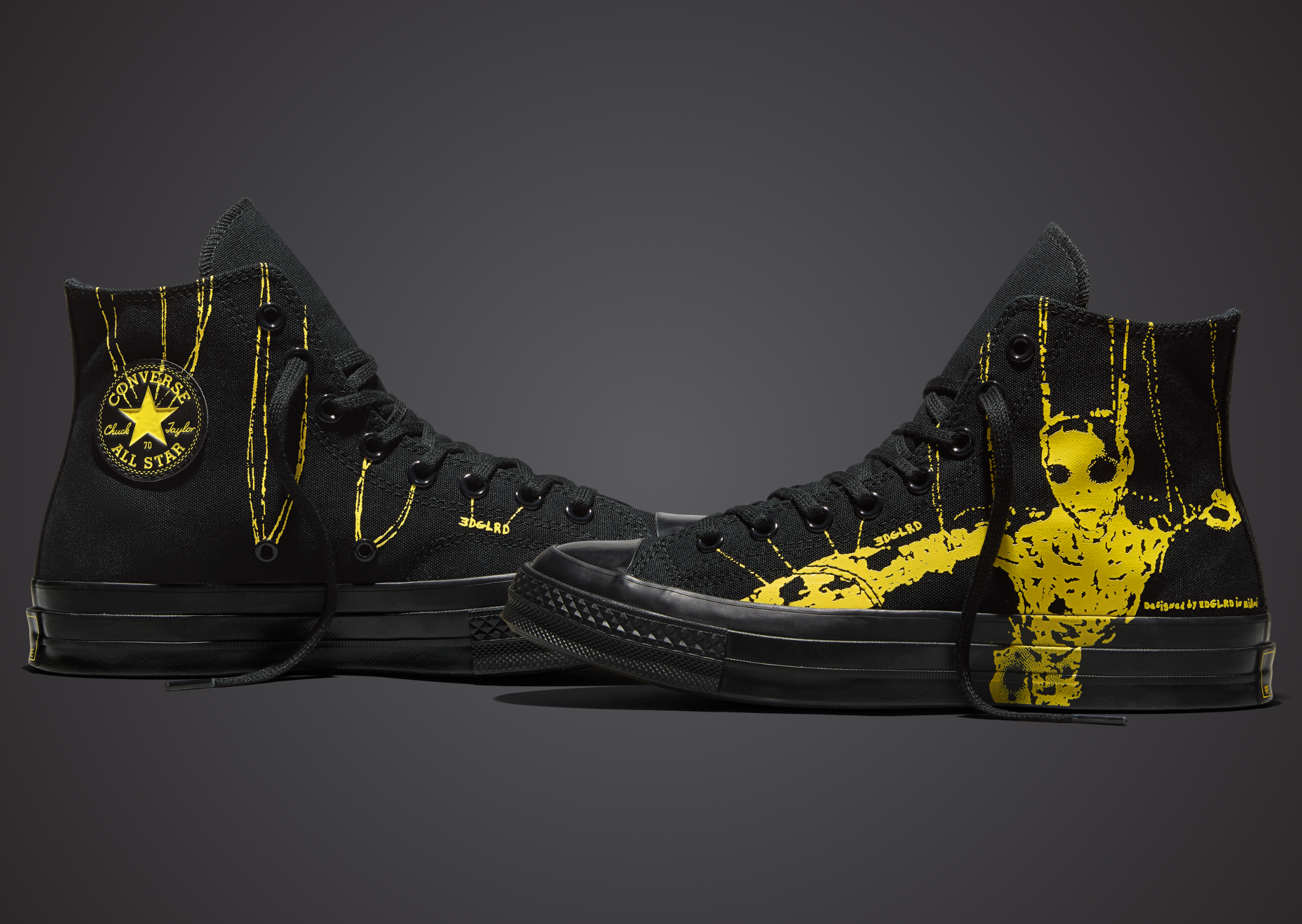 EDGLRD x Converse Chuck 70 Black - Pair