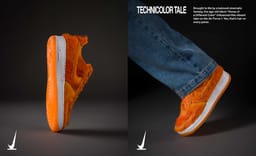 A Horse of a Different Color: Nike Pads Orange Pony Hair on an Air Force 1 Low