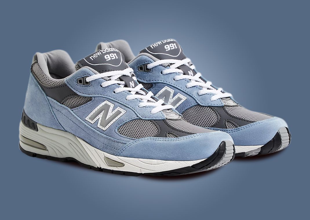 New Balance 991 Made In UK Ice Blue