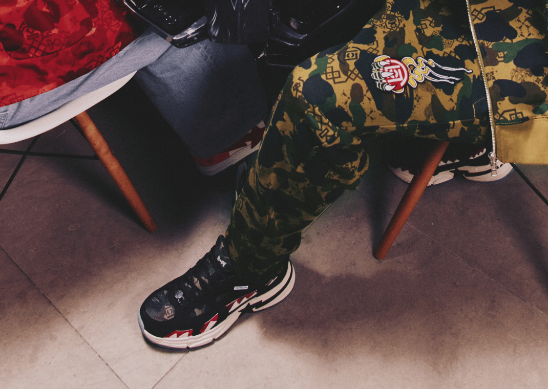 CLOT x A Bathing Ape SHARK STA