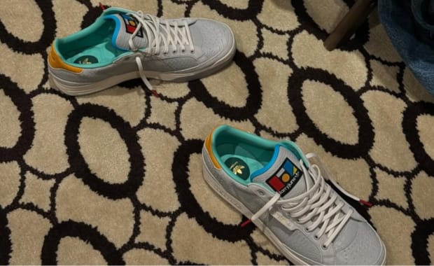 Good Job Larry: San Francisco Rapper Larry June adds to adidas Collab with Animal Skin Rod Laver