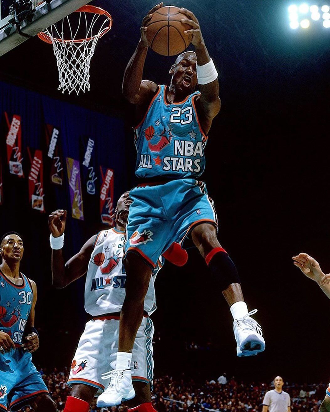 Michael Jordan Air Jordan 11 Columbia in 1995-96