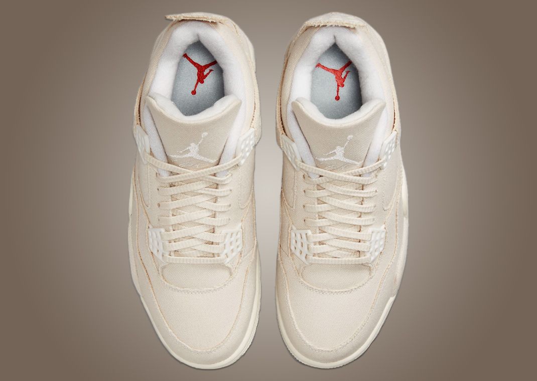 Nike WMNS Air Jordan 4 \"Sail’ Canvas Nike | Women's Air Jordan 4 Retro SP (Sail) (2020) | Artsy