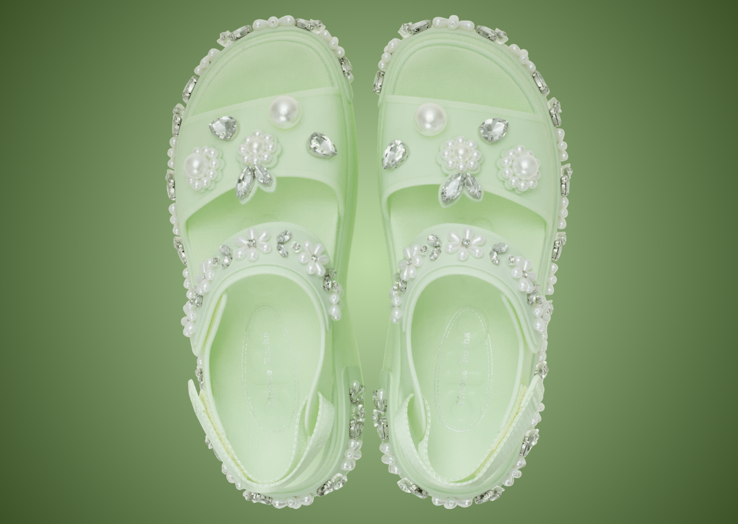 Simon Rocha x Crocs Soho Sandal Jade - Top