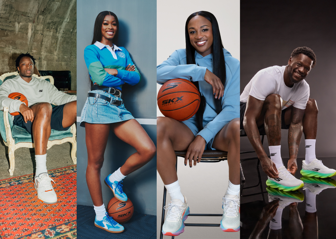 Skechers athletes in lifestyle sneakers
