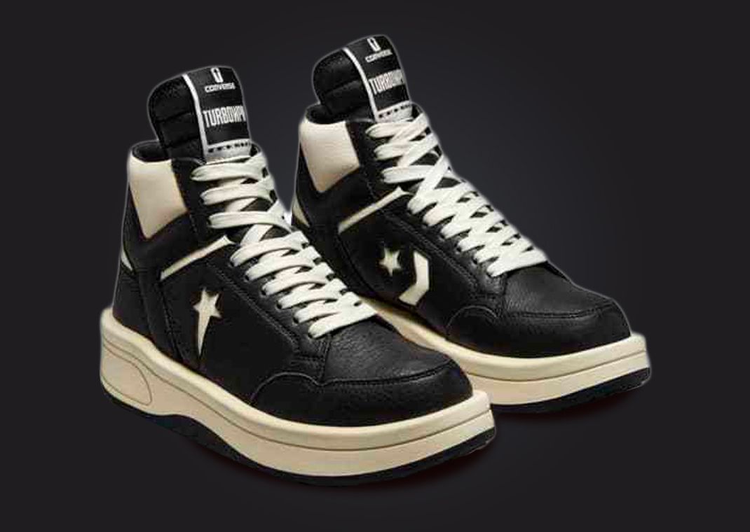 Rick Owens DRKSHADW x Converse TURBOWPN Black