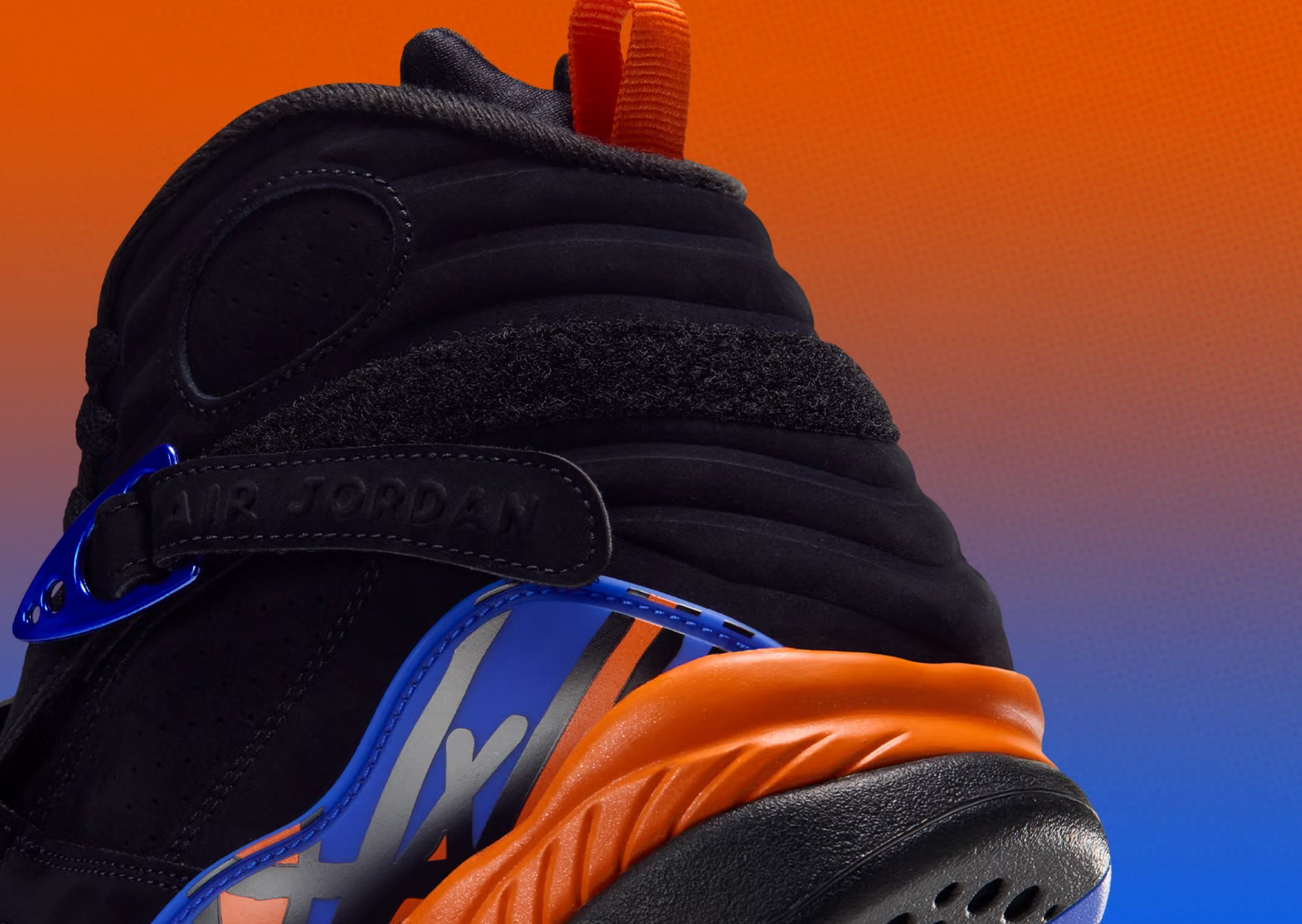 Air Jordan 8 Retro Knicks - Heel Detail