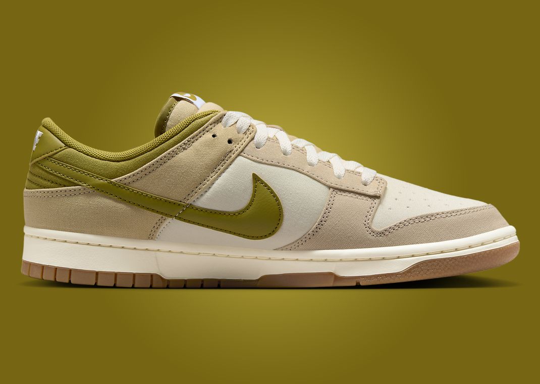 Nike Dunk Low Cream II Pacific Moss Medial