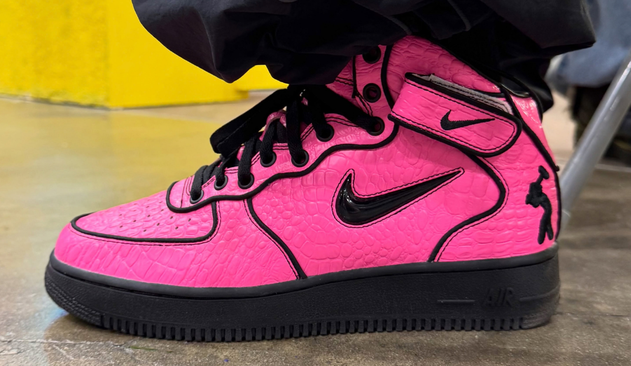 Yachty’s Concrete Boys Air Force 1 Mid Collection Adds a Pink and Black F&F Covered in Croc