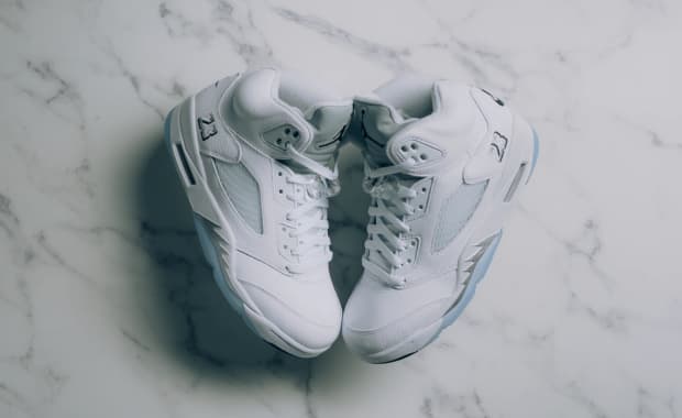 Air Jordan 5 Retro White Metallic