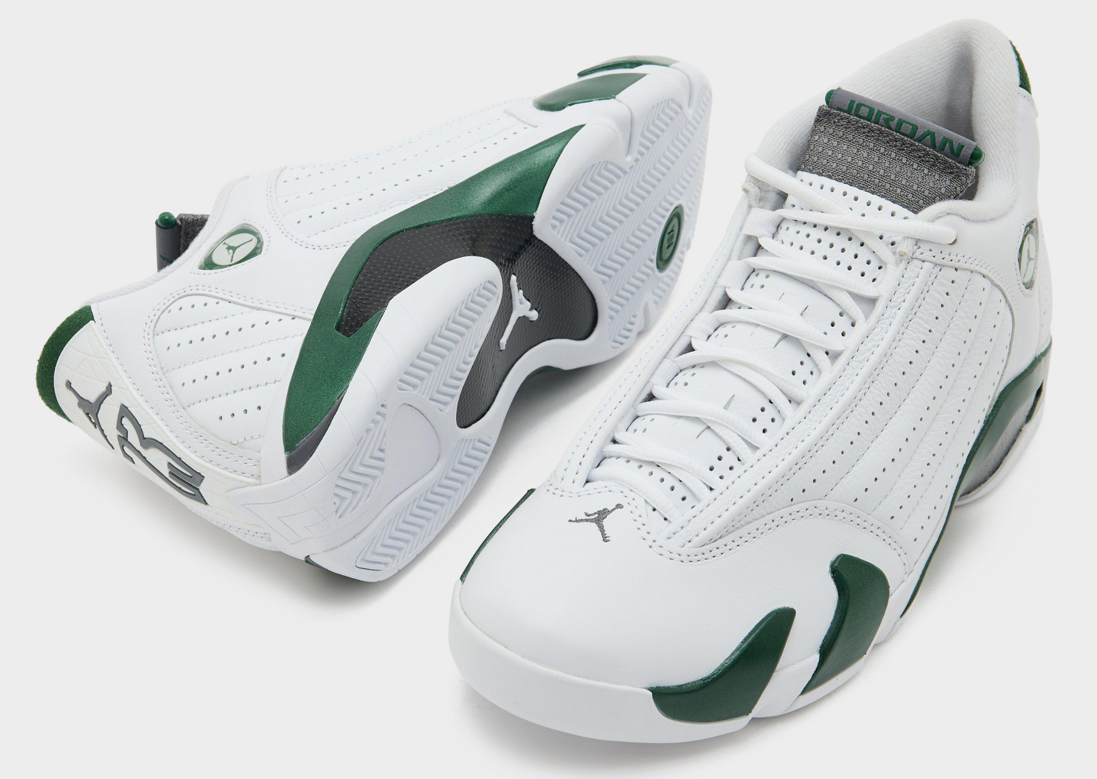 Air Jordan 14 Retro Forest Green - Angle