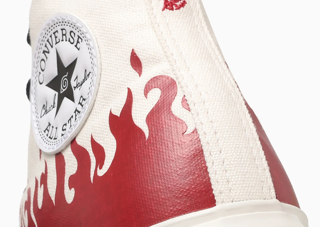 Naruto x Converse Chuck Taylor Hi Minato Namikaze - Heel Detail