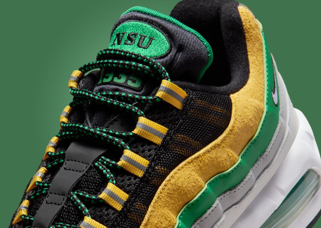 Norfolk State x Nike Air Max 95 Heel Detail