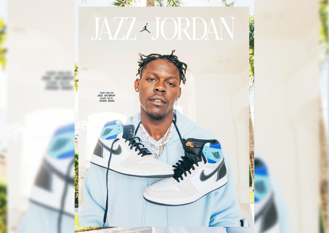 Jazz Chisholm Pictured With A Pair Of The Air Jordan 1 Retro High OG Prototype