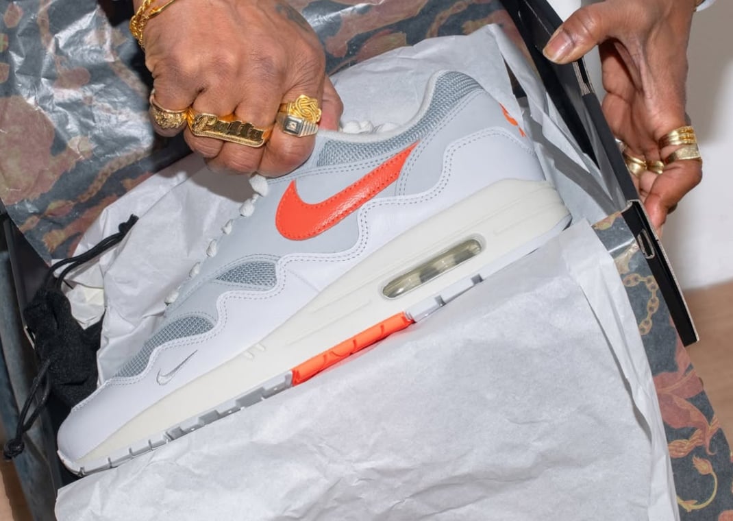 Patta x Nike Air Max 1 White Hyper Crimson