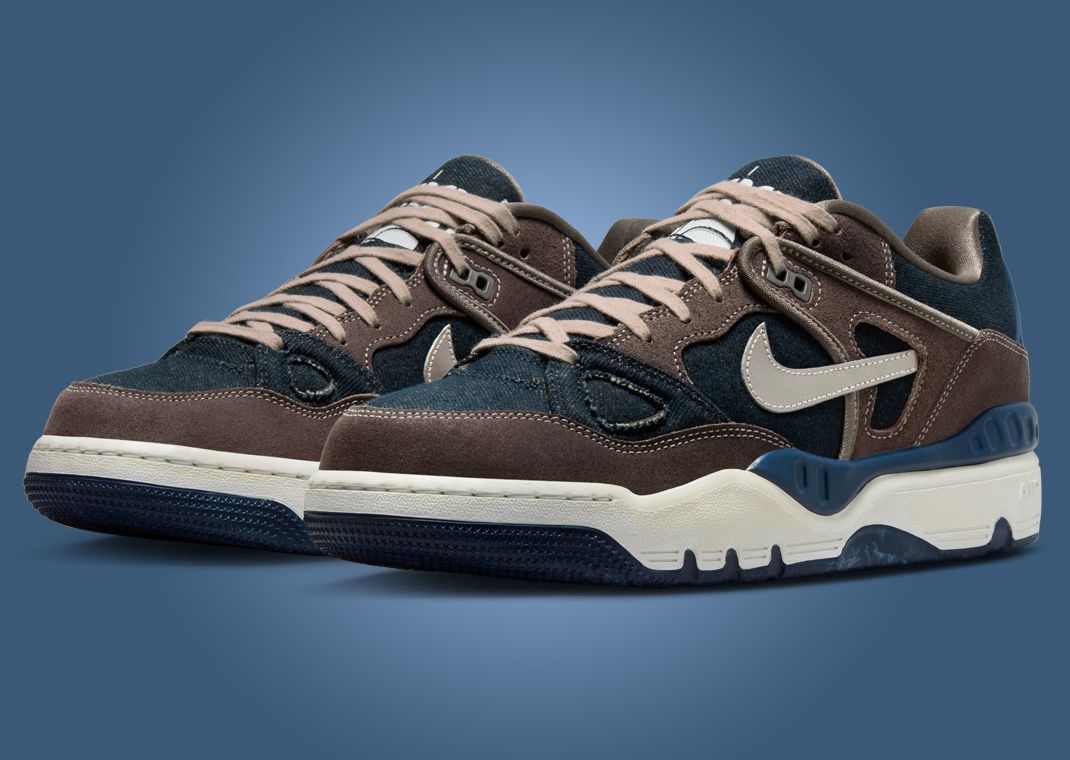 Levi’s x NIGO x Nike Air Force 3 Olive Grey Angle