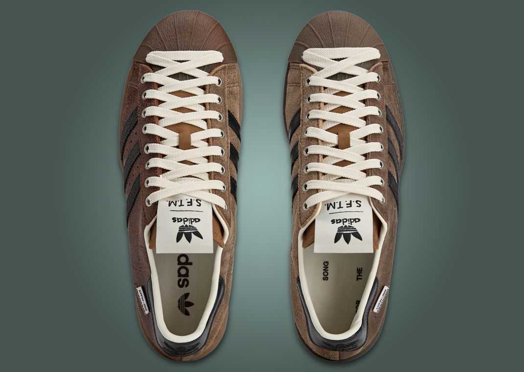 SFTM x adidas Superstar 82 Brown Top