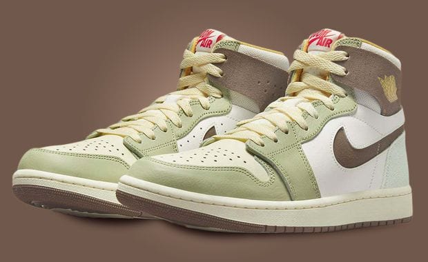 Neutral Tones Take Over The Air Jordan 1 High Zoom CMFT 2 Olive Brown