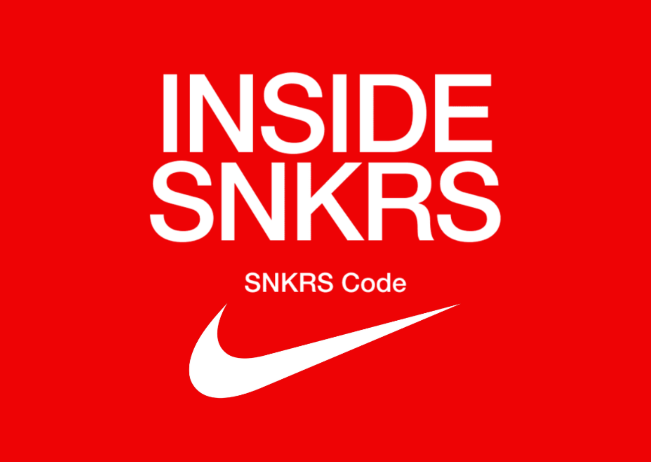 SNKRS Code
