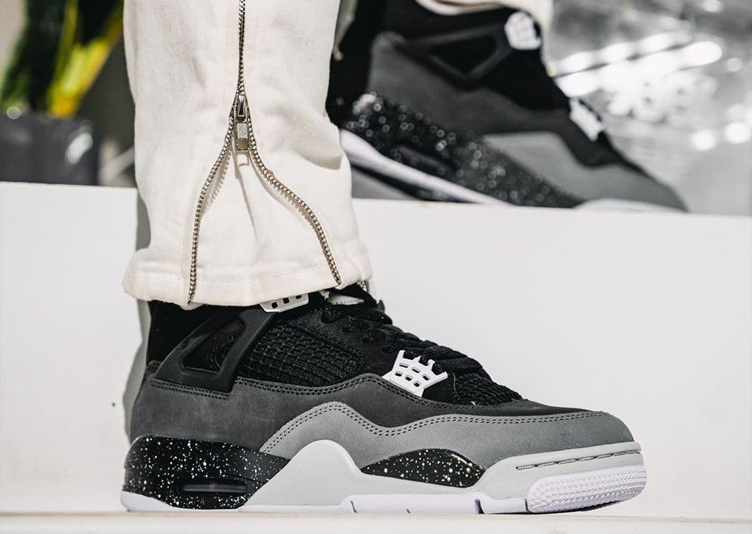 jordan 4 fear on feet