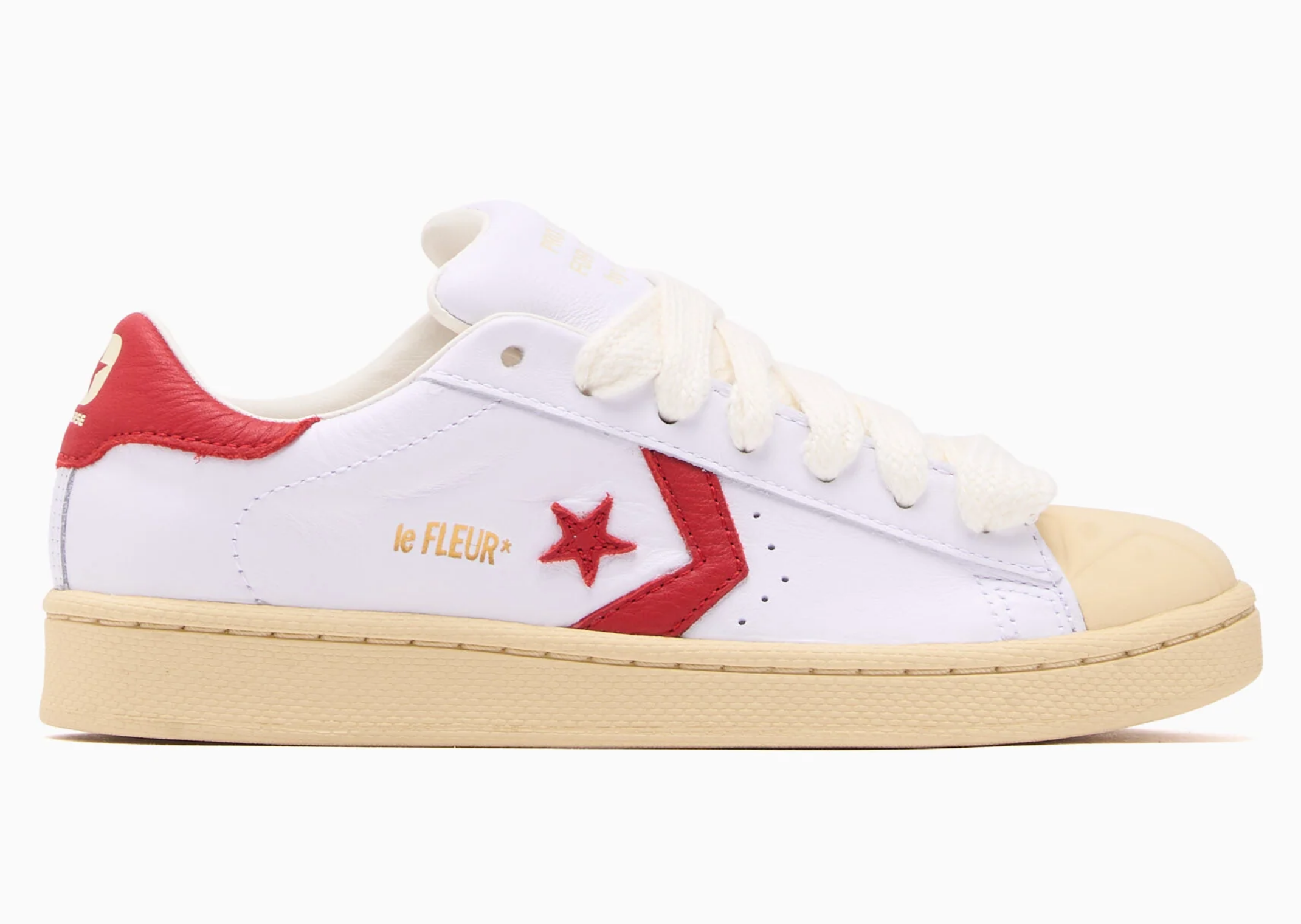 Tyler, the Creator x Converse Pro Leather White Molten Lava - Lateral