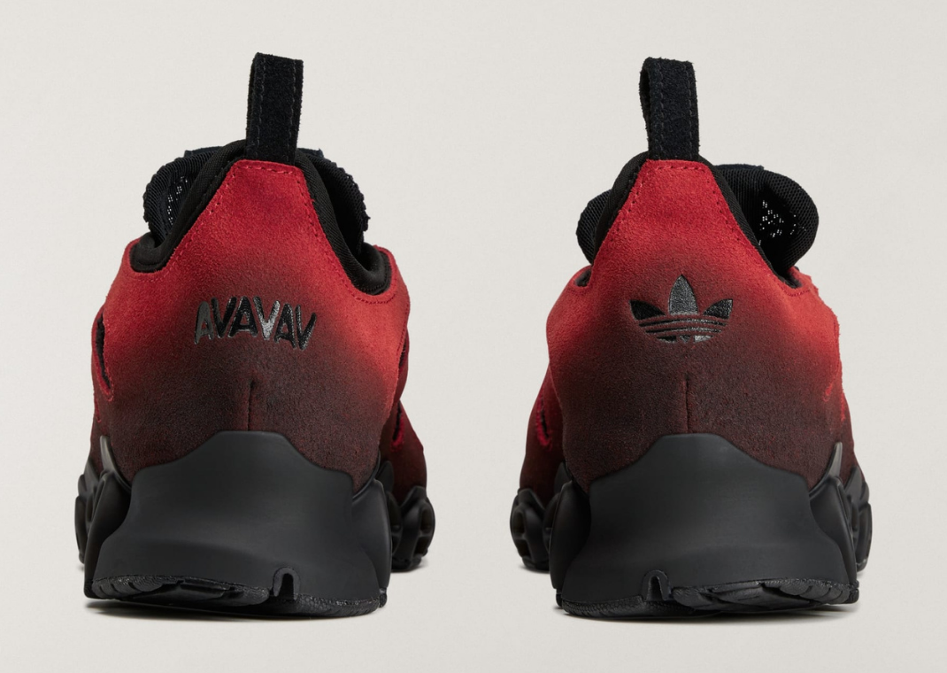AVAVAV x adidas Megaride Red Black - Back