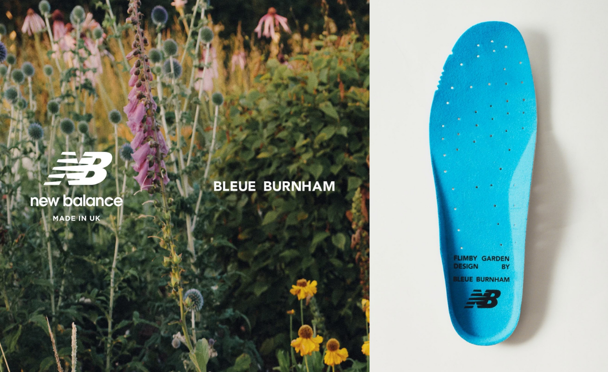 Jewelry Designer Bleue Burnham’s New Balance Made in UK Collab Features a Garden and a Shoe