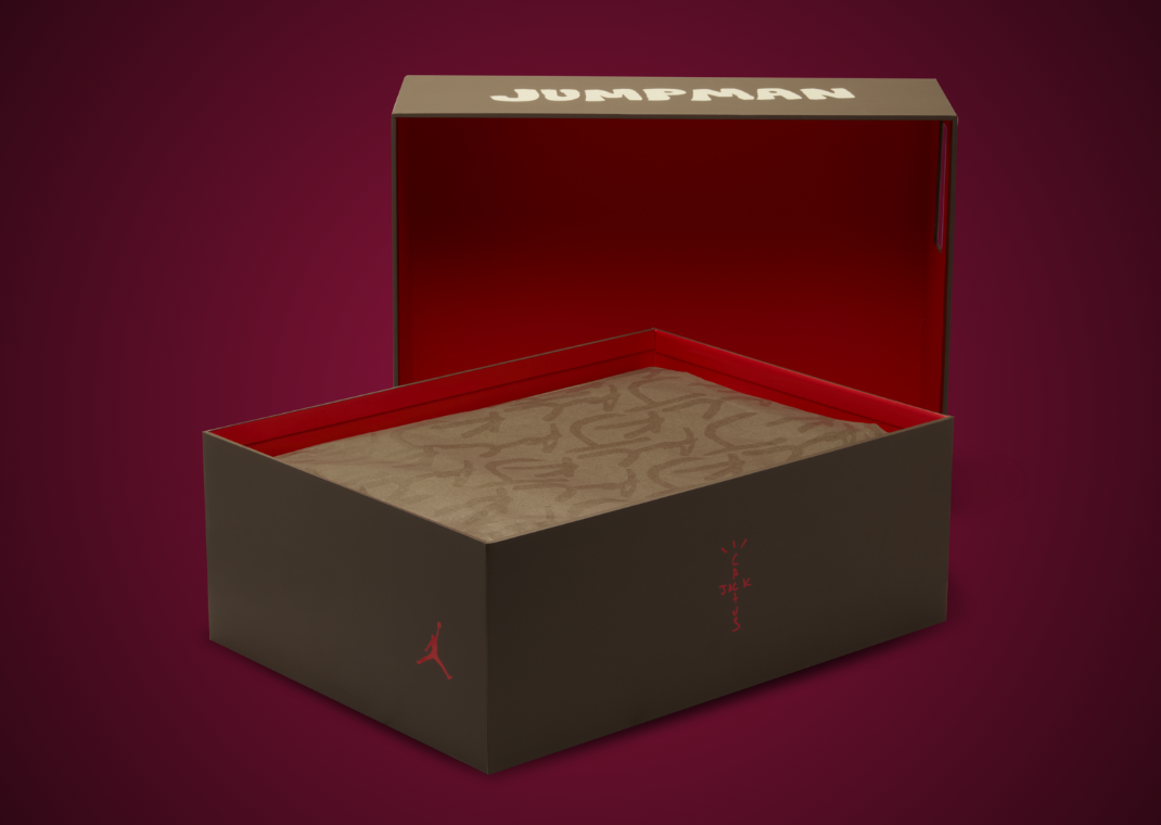 Travis Scott x Jordan Jumpman Jack TR Sail University Red Packaging