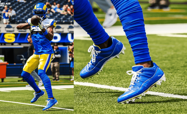 Davante Adams Makes Rams Debut in Air Jordan 11 Low PE Cleats