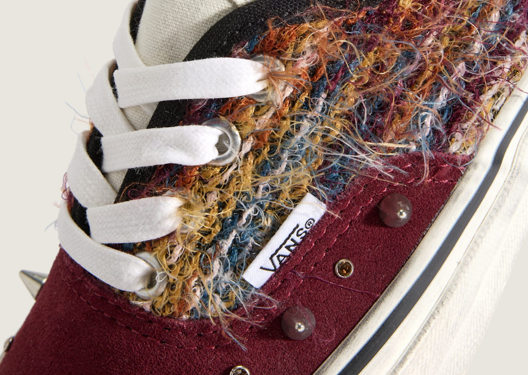 Vans Authentic Ibiza Burgundy Multi - Detail