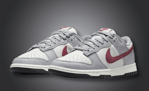 Grey And Redwood Land On This Nike Dunk Low