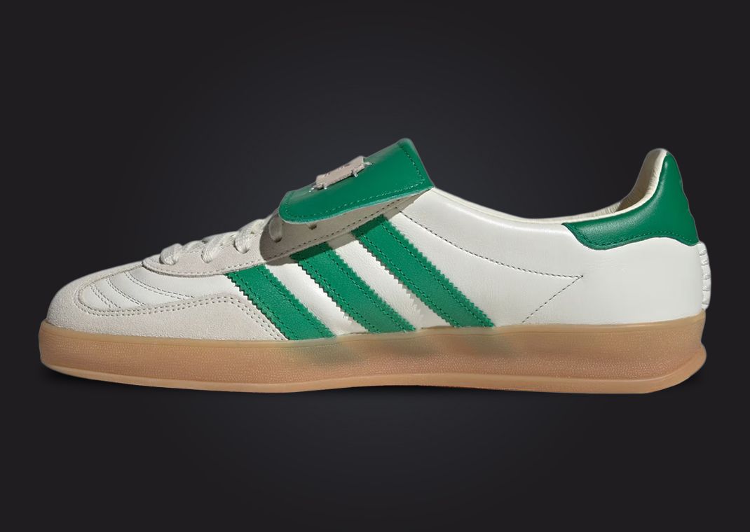 Foot Industry x adidas Gazelle Indoor Cream Green Medial