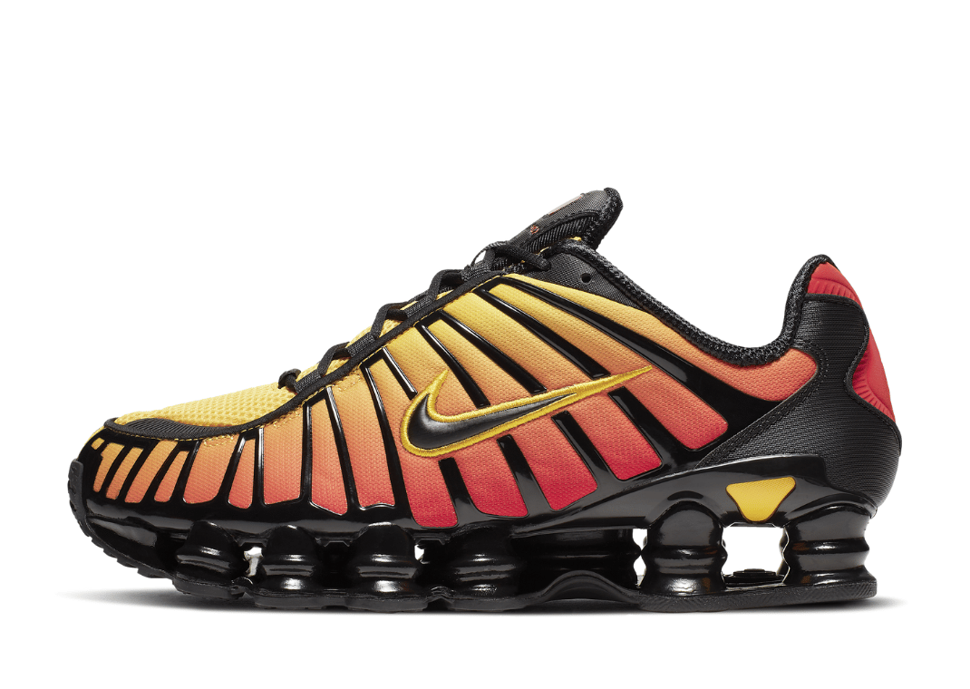 Nike Shox TL Black Amarillo University Red