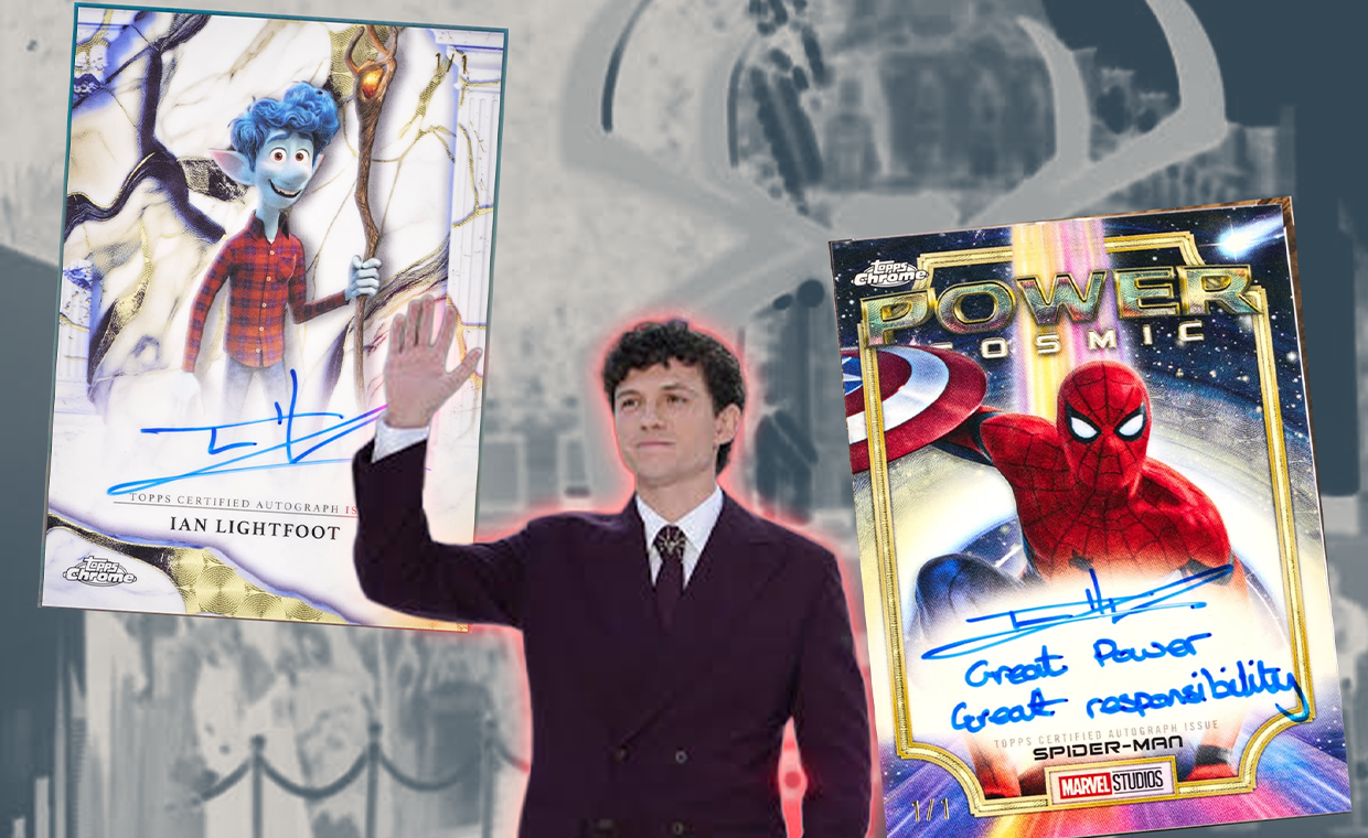 Tom Holland Writes Iconic Spider-Man Quote for First Topps Marvel and Disney Autograph Cards